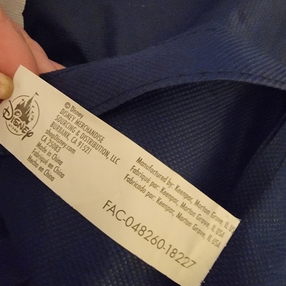 Disney Store Mickey Mouse Blue reusable large tote bag - Picture 7 of 9